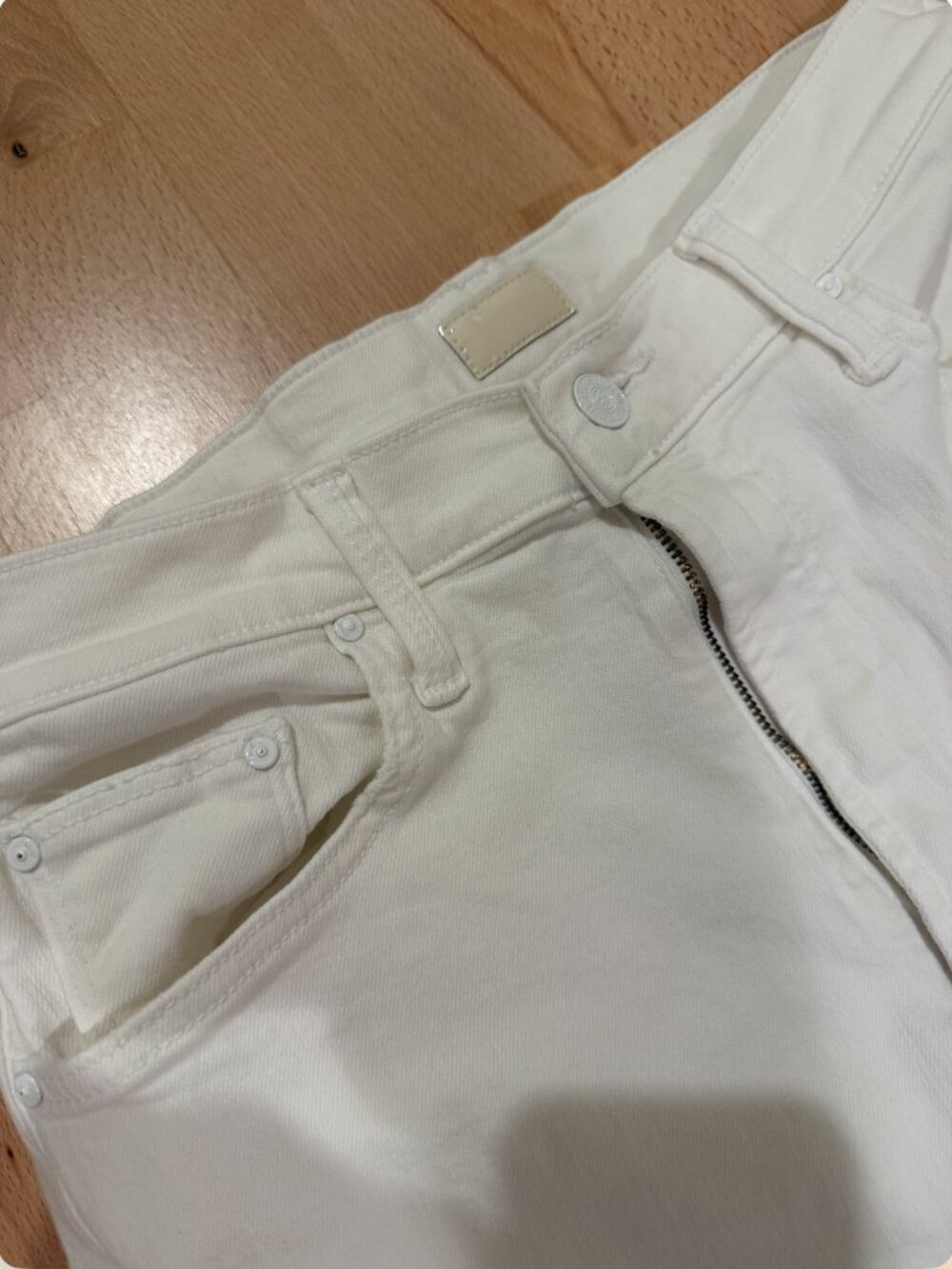 MOTHER The High Waisted Rider Ankle Jeans in Fairest Of Them All | Size 30
